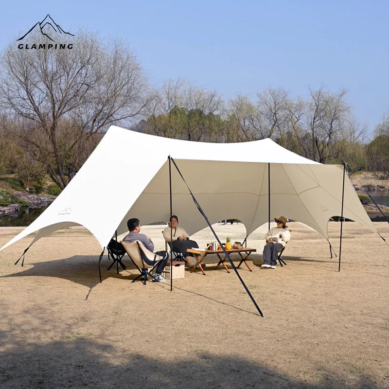 Outdoor Large A Tower Living Room Double Peak Dome Canopy Tent Camp Vinyl Sun Protection Canopy Awning
Outdoor Large A Tower Living Room Double Peak Dome Canopy Tent Camp Vinyl Sun Protection Canopy Awning