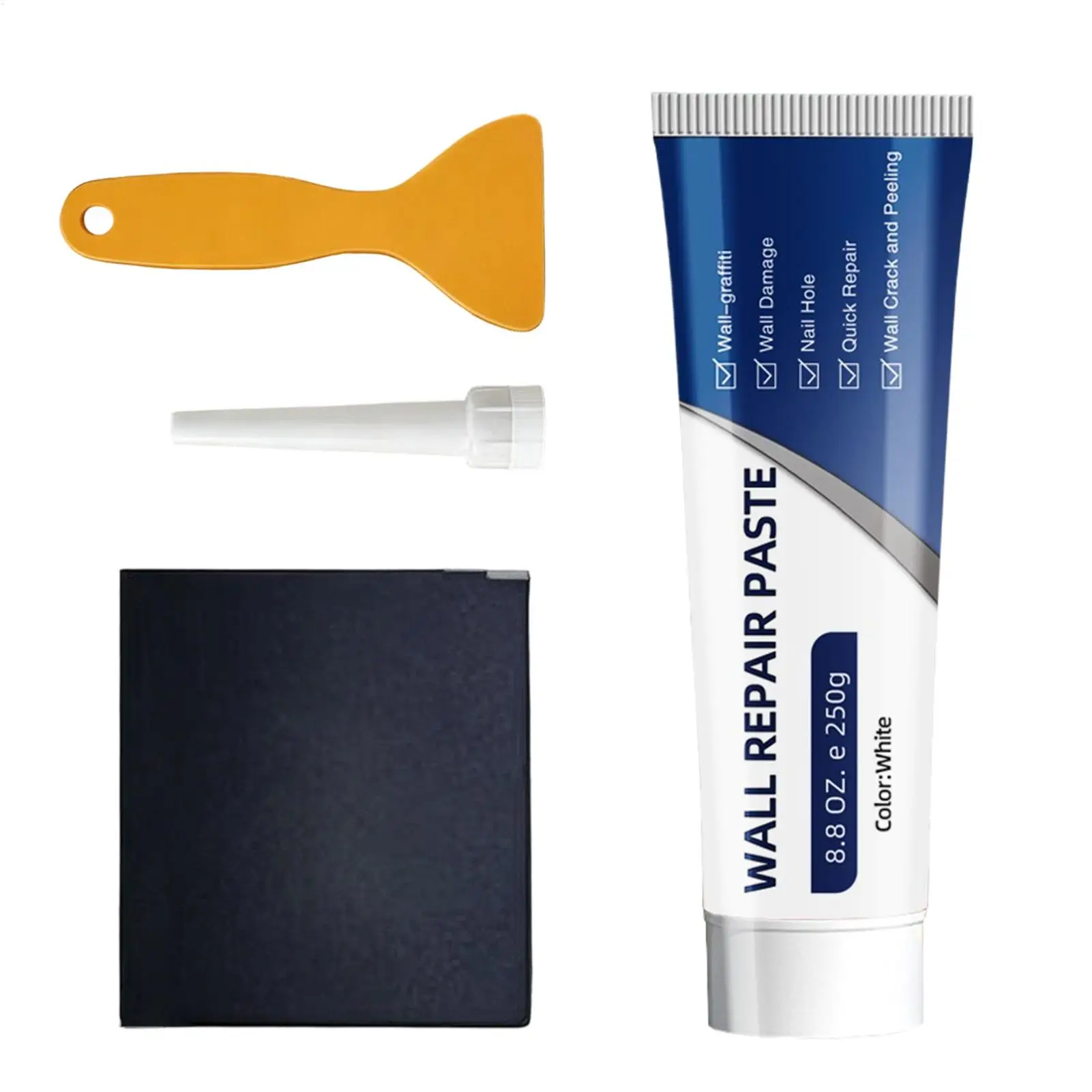 Wall Repair Paste Repair Wall Damage & Graffiti Fill Nail Hole Prevent Wall Cracking Peeling Restore Smoothness Wall Repair Kit
Wall Repair Paste Repair Wall Damage & Graffiti Fill Nail Hole Prevent Wall Cracking Peeling Restore Smoothness Wall Repair Kit