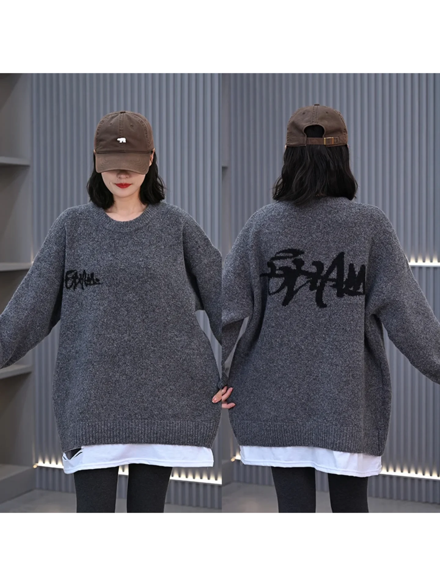 Trendy Korean Sle Loose Knitted Sweater Women's Winter New Loose Color Blo Top Fake Two-Piece Upper Body Faionable Comm...
Trendy Korean Sle Loose Knitted Sweater Women's Winter New Loose Color Blo Top Fake Two-Piece Upper Body Faionable Comm...