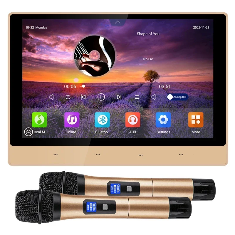 Smart WIFI BluetoothS Wall Amplifier 8-Channe 2 Zone With Wireless Microphone Remote Control Home Theater Music Playing System
Smart WIFI BluetoothS Wall Amplifier 8-Channe 2 Zone With Wireless Microphone Remote Control Home Theater Music Playing System