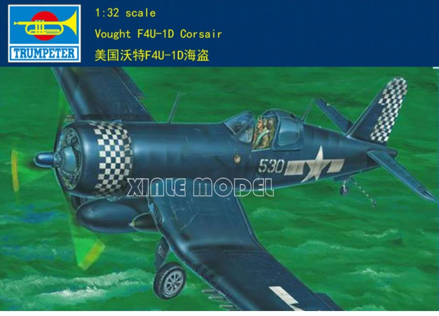 Trumpeter 02221 Vought F4U-1D Fighter Corsair 1/32 собранный комплект модели самолета
Trumpeter 02221 Vought F4U-1D Fighter Corsair 1/32 собранный комплект модели самолета