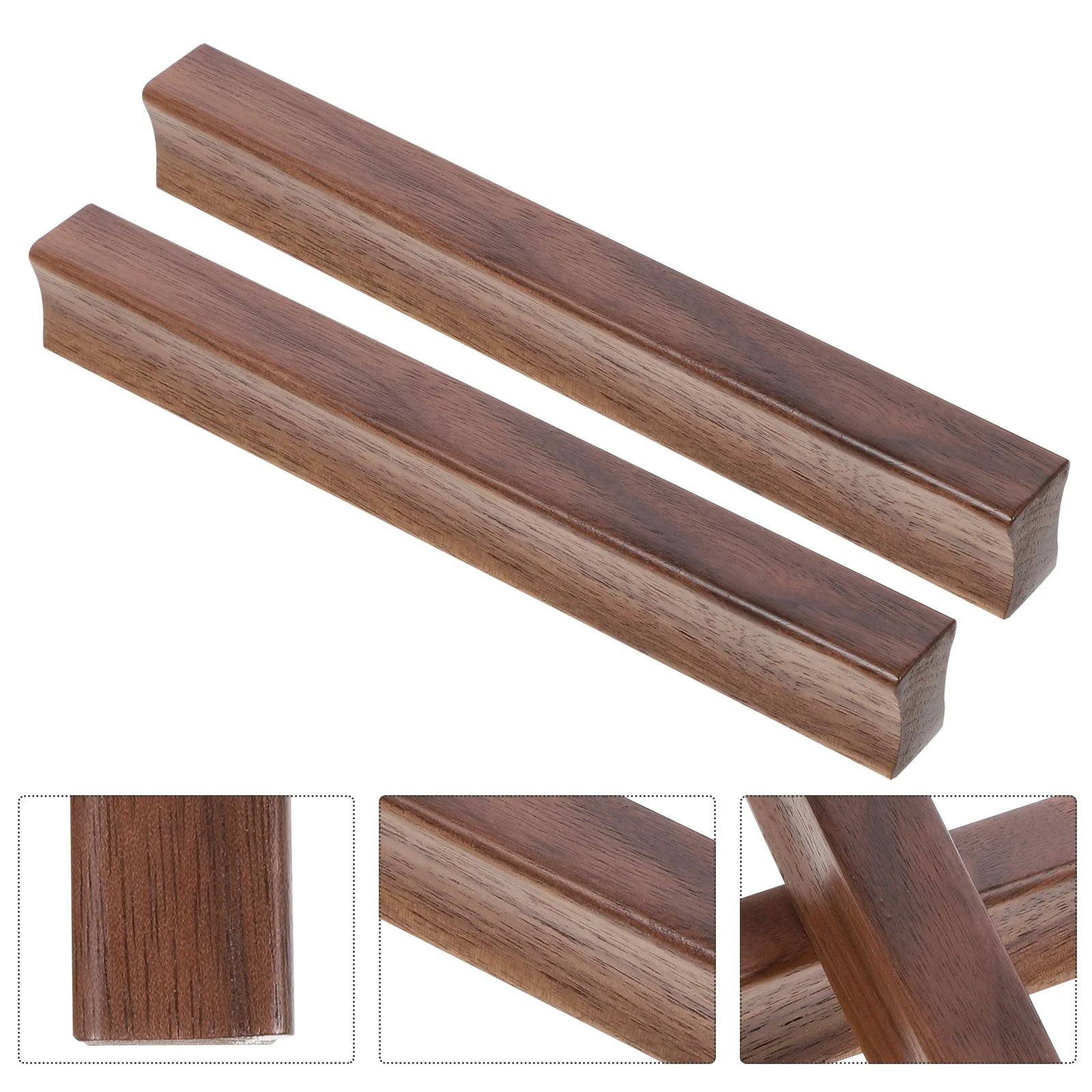 2pcs Black Walnut Wood Drawer Pulls 180MM 128 Holes Smooth Lightweight Modern Cabinet Handles Furniture Hardware
2pcs Black Walnut Wood Drawer Pulls 180MM 128 Holes Smooth Lightweight Modern Cabinet Handles Furniture Hardware