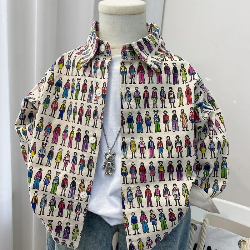 Куртка-рубашка для мальчиков, весенние и осенние стили, новая модная корейская версия, для мальчиков в западном стиле, для детей среднего и молодого возраста
Куртка-рубашка для мальчиков, весенние и осенние стили, новая модная корейская версия, для мальчиков в западном стиле, для детей среднего и молодого возраста