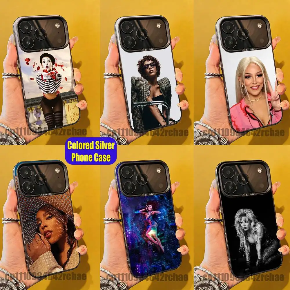 For Singer D-Doja Cat Phone Case iPhone 15,16,12,14,13,17,11,E,Pro,Max,Plus,Air,Mini Color Silver Custom Cover
For Singer D-Doja Cat Phone Case iPhone 15,16,12,14,13,17,11,E,Pro,Max,Plus,Air,Mini Color Silver Custom Cover