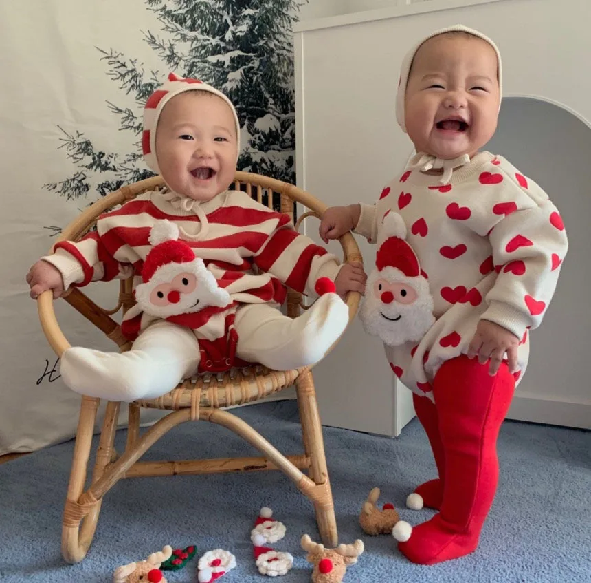 Merry Christmas Newborn Onesie Winter Autumn Santa Claus Baby Ha Clothes Red Fart Suit Warm Crawling Jumpsuit Kawaii Clothings
Merry Christmas Newborn Onesie Winter Autumn Santa Claus Baby Ha Clothes Red Fart Suit Warm Crawling Jumpsuit Kawaii Clothings