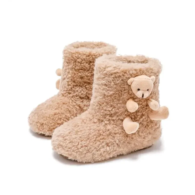New Winter Children's Cute and Fashionable Boots Plus Velvet and Thickening Girls' Warm Shoes with Soft Personality
New Winter Children's Cute and Fashionable Boots Plus Velvet and Thickening Girls' Warm Shoes with Soft Personality