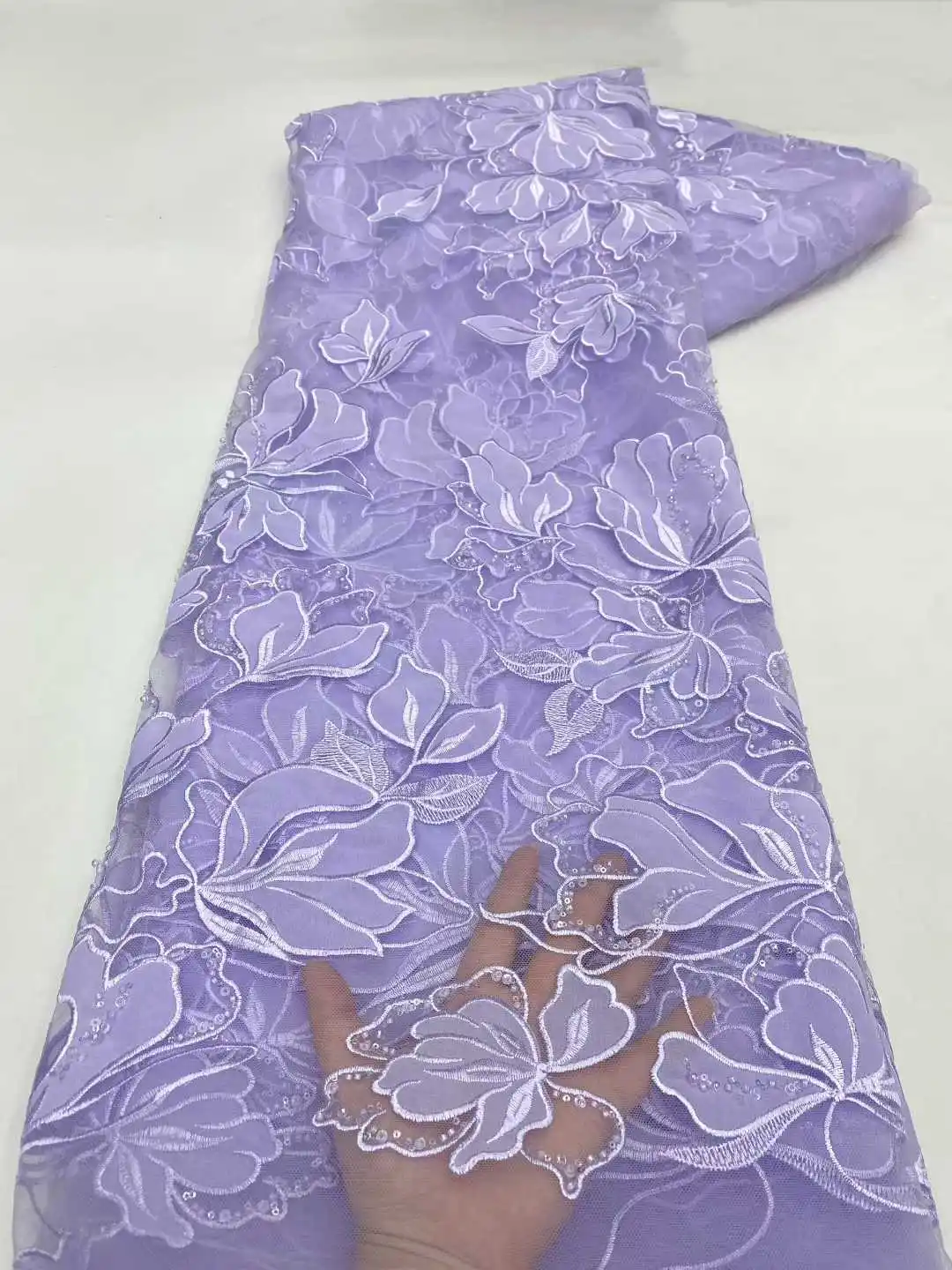 2025 High-Quality African Nigerian Sequins Embroidery Lace Fabric Tulle French Mesh Fabric Nigeria for Wedding Party Dress Women
2025 High-Quality African Nigerian Sequins Embroidery Lace Fabric Tulle French Mesh Fabric Nigeria for Wedding Party Dress Women