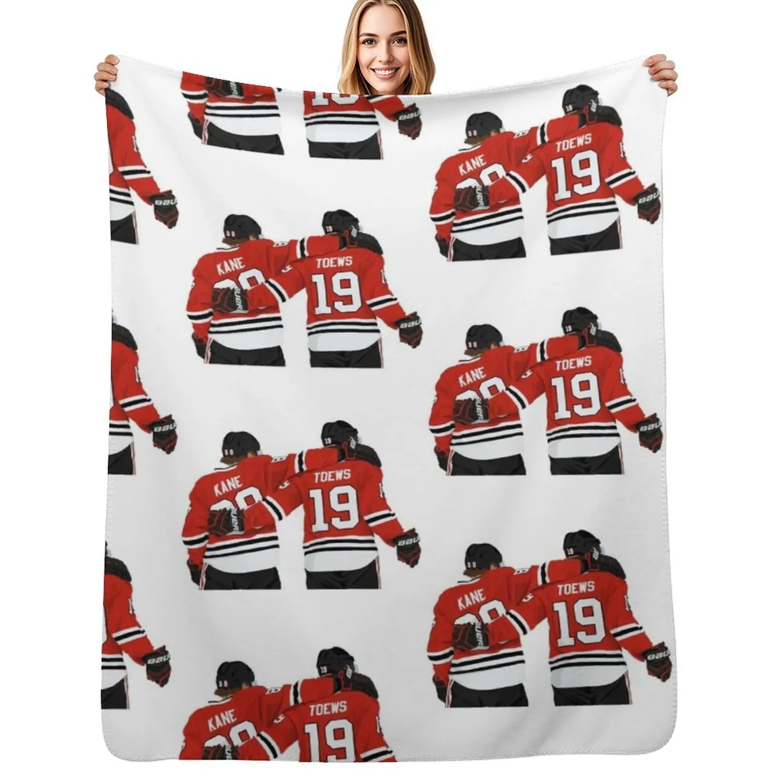 KANE X TOEWS Throw Blanket for winter Travel blankets and throws Soft Plush Plaid Blankets
KANE X TOEWS Throw Blanket for winter Travel blankets and throws Soft Plush Plaid Blankets
