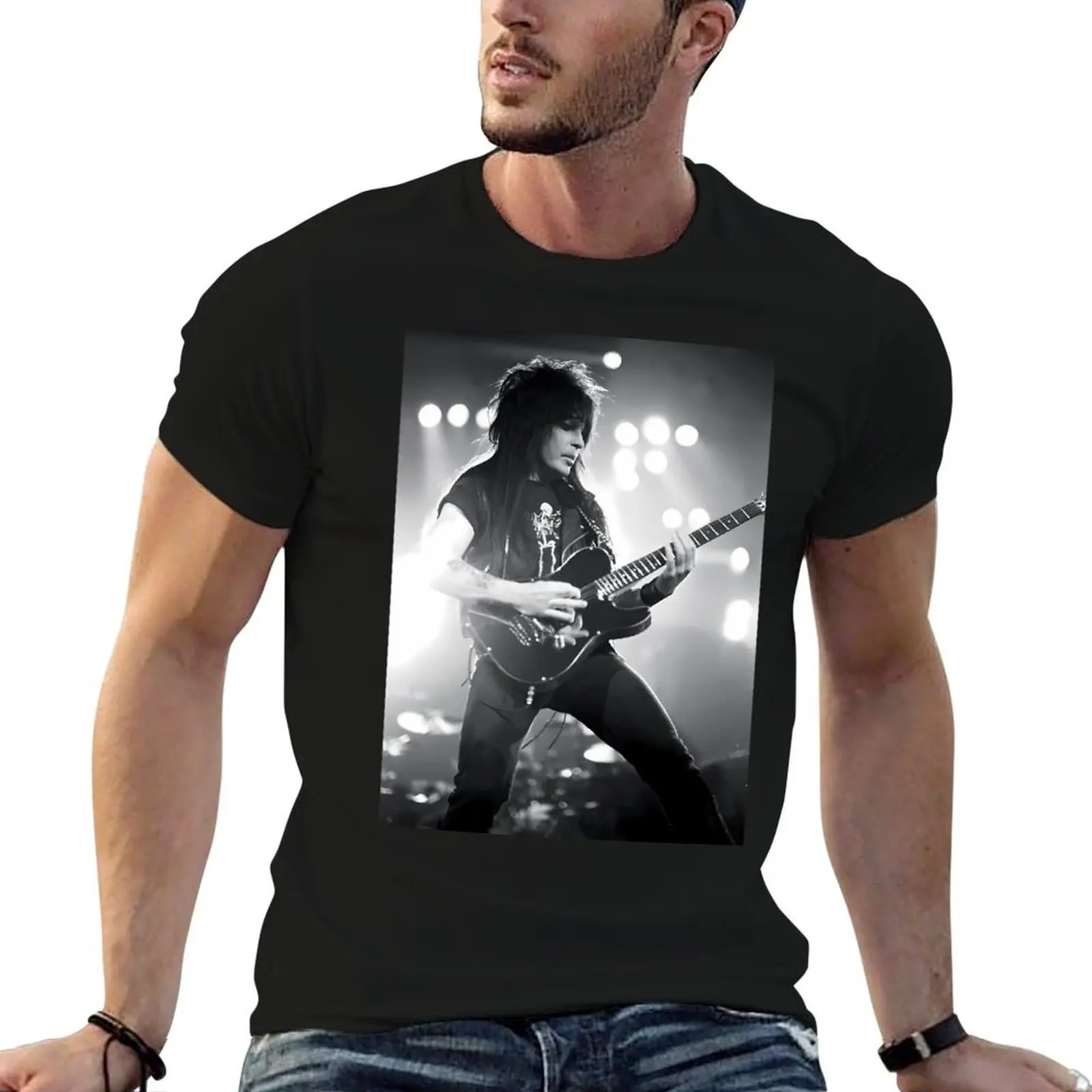 Mick Mars - BW Photograph T-Shirt t shirt man designer t shirts for man graphic funny T-Shirt
Mick Mars - BW Photograph T-Shirt t shirt man designer t shirts for man graphic funny T-Shirt