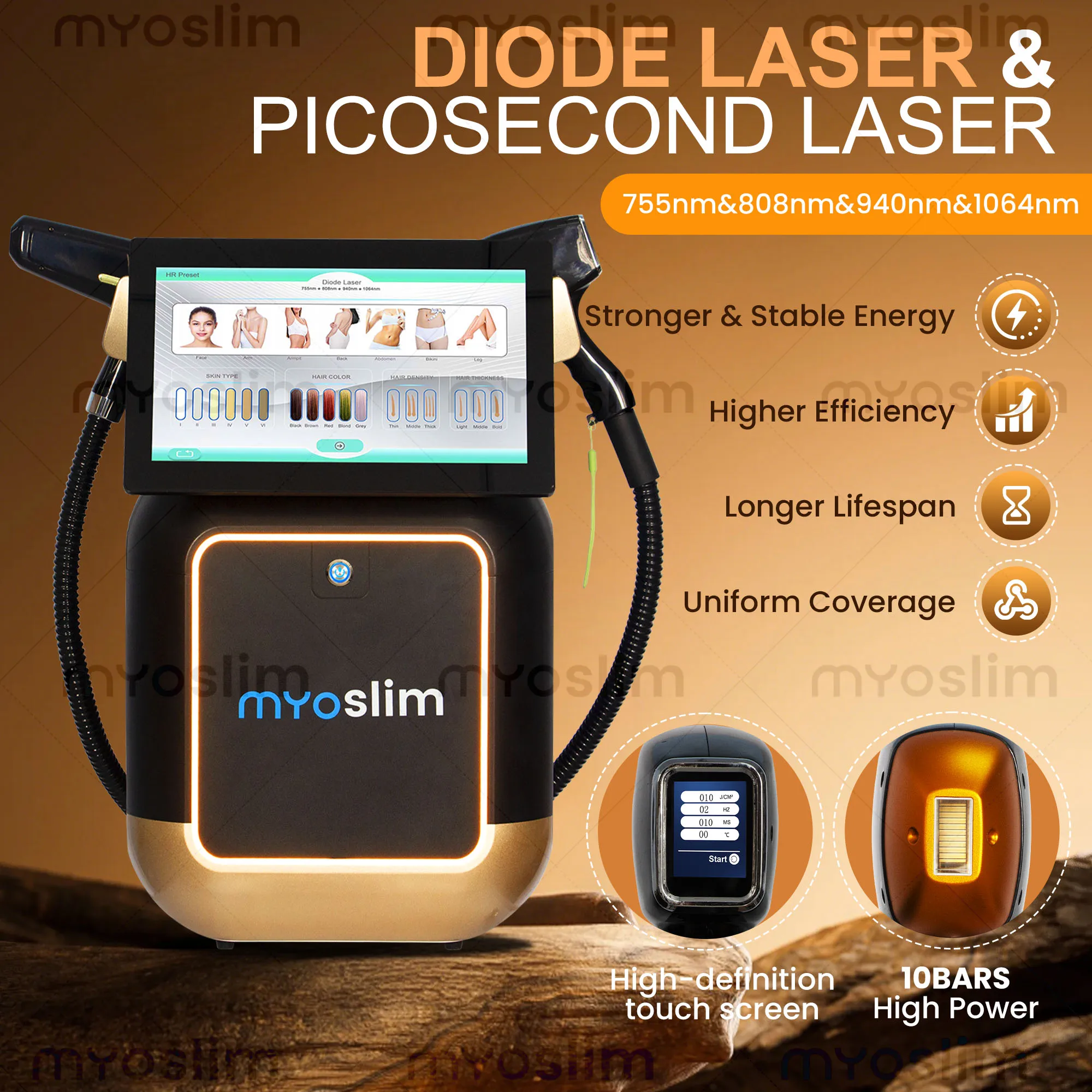 5000W 2IN1 FAC 808nm Diode Lase Hair Removal Machine Permanent Painless 4 Wavelength Epilator Picosecond Wash Brow Skin Tattoo
5000W 2IN1 FAC 808nm Diode Lase Hair Removal Machine Permanent Painless 4 Wavelength Epilator Picosecond Wash Brow Skin Tattoo