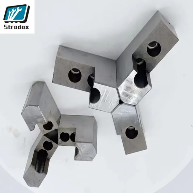 45 Steel Material Positive And Negative Dual-use Hard 5-inch Hydraulic Chuck 120-degree Sharp Angle L-shaped Step Soft Claw
45 Steel Material Positive And Negative Dual-use Hard 5-inch Hydraulic Chuck 120-degree Sharp Angle L-shaped Step Soft Claw