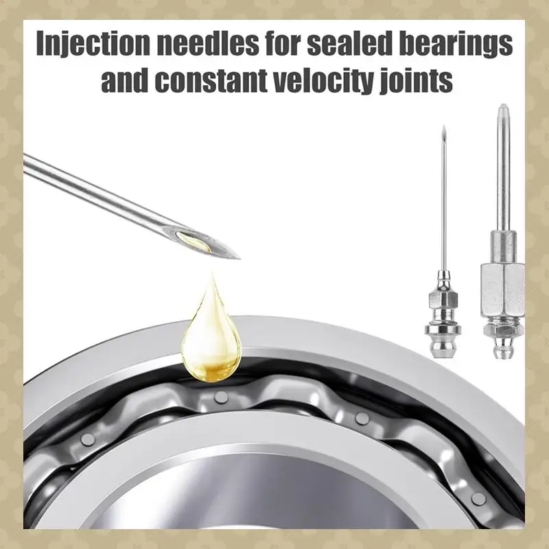 AB45 6Pcs Greasegun Needle Nozzle Kit,3 Grease Needle Dispensers&3 Grease Injector Needles,Greasegun Tip Adapter Fitting Tool
AB45 6Pcs Greasegun Needle Nozzle Kit,3 Grease Needle Dispensers&3 Grease Injector Needles,Greasegun Tip Adapter Fitting Tool