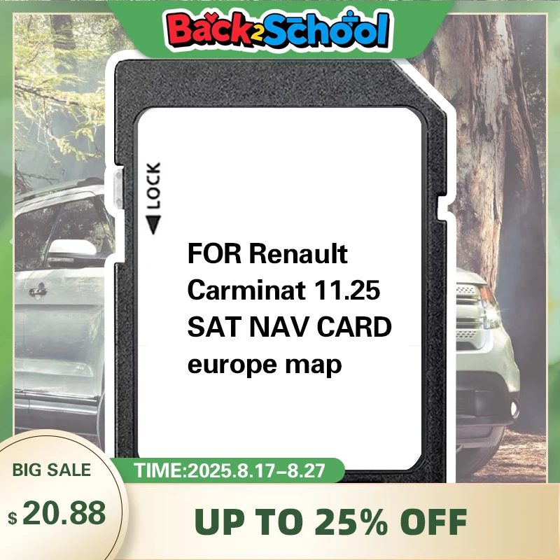 Europe Maps 2024 Sat Nav 8201753026 GPS Navigation 8GB SD Card for Renault Megan Clio Laguna Scene Carminat Car Version 11.25
Europe Maps 2024 Sat Nav 8201753026 GPS Navigation 8GB SD Card for Renault Megan Clio Laguna Scene Carminat Car Version 11.25