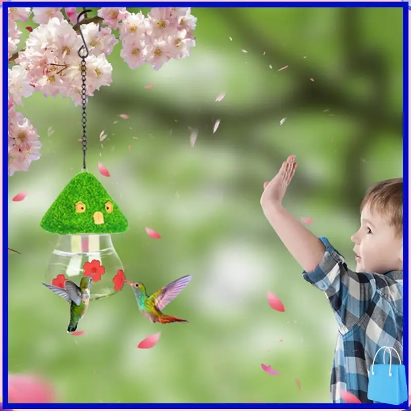 Bird Feeder, For Outdoors Hanging,3 Petals Decorated With Water Spout Bird Water
Bird Feeder, For Outdoors Hanging,3 Petals Decorated With Water Spout Bird Water