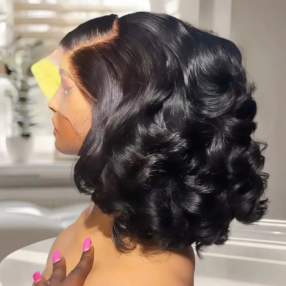 Hd Lace Wigs Body Wave Short Bob 13x4 Lace Front Human Hair Wigs 13x6 Lace Frontal Water Wave Pre Cut 5x5 Glueless Wig 220%
Hd Lace Wigs Body Wave Short Bob 13x4 Lace Front Human Hair Wigs 13x6 Lace Frontal Water Wave Pre Cut 5x5 Glueless Wig 220%