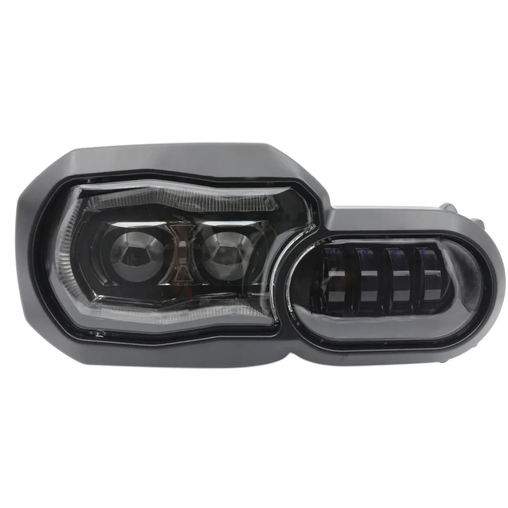 High/Low beam LED Headlight with Angel Eye DRL Assembly Kit and Replacement Headlight For F650GS/F700GS/F800GS F800ADV F800R
High/Low beam LED Headlight with Angel Eye DRL Assembly Kit and Replacement Headlight For F650GS/F700GS/F800GS F800ADV F800R