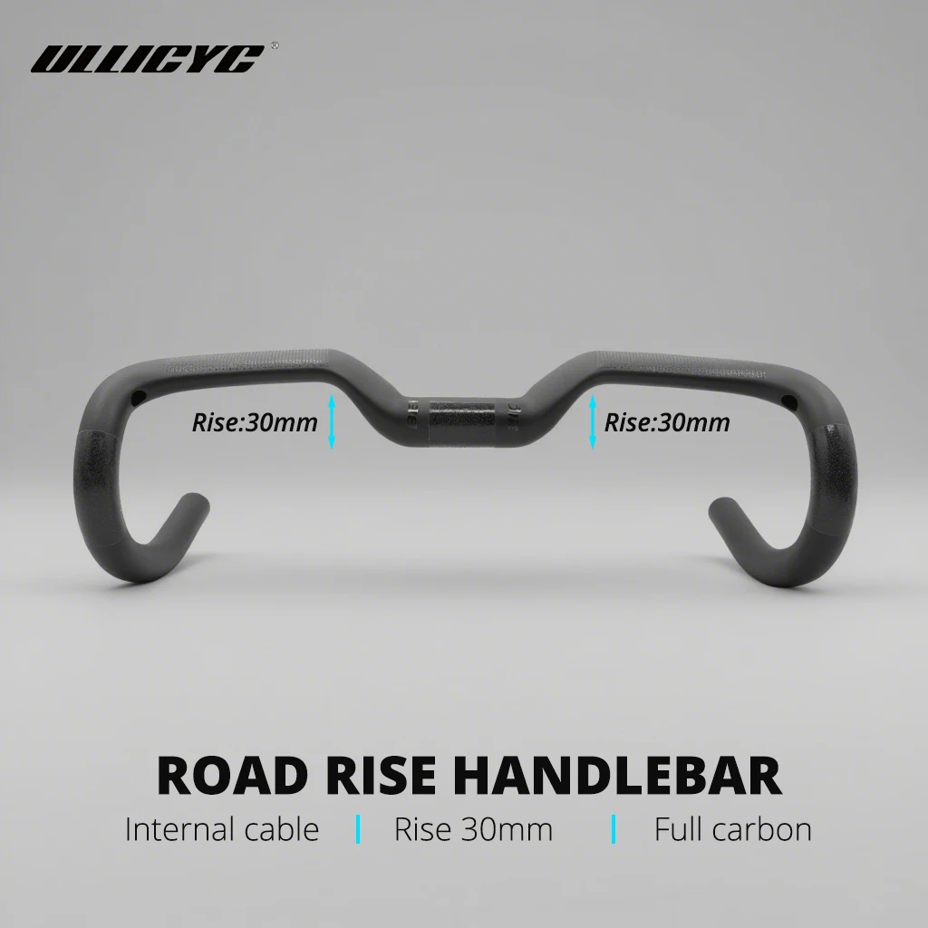 Ullicyc Hover Carbon Handlebar T1000 Full Carbon Rise Road Handlebar Rise 30mm Gravel Cockpit Internal Cable
Ullicyc Hover Carbon Handlebar T1000 Full Carbon Rise Road Handlebar Rise 30mm Gravel Cockpit Internal Cable