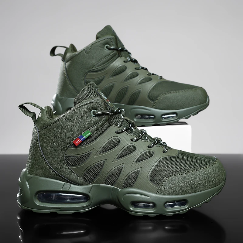 High-top Boots Men Anti-slip Shock-absorbing Thick-soled Casual Shoes Men Comfortable Soft Breathable Outdoor Hiking Shoes Men
High-top Boots Men Anti-slip Shock-absorbing Thick-soled Casual Shoes Men Comfortable Soft Breathable Outdoor Hiking Shoes Men