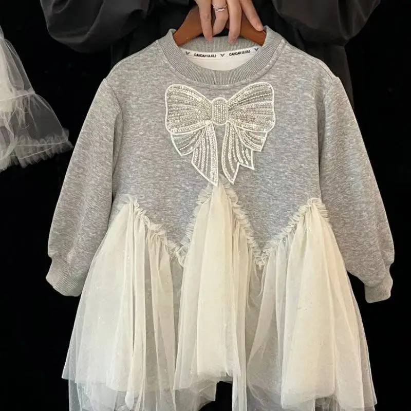 Princess Children's Clothing Girls' Bathroom Dress Sequin Mesh Patchwork Skirt 2025 New Children's Dress Girls' Fashion
Princess Children's Clothing Girls' Bathroom Dress Sequin Mesh Patchwork Skirt 2025 New Children's Dress Girls' Fashion
