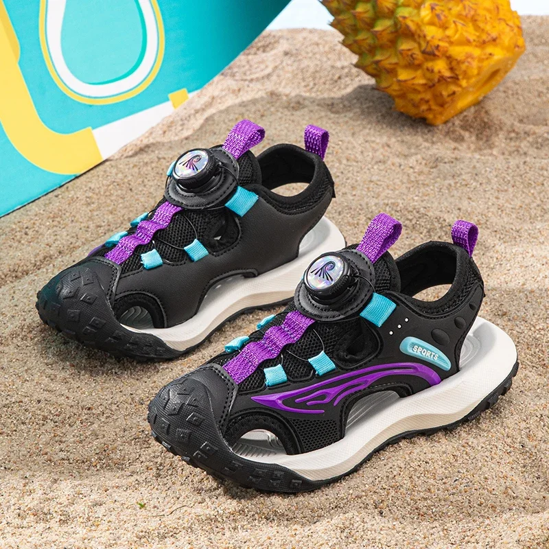 2025 New Kids Sandals Summer Shoes for Children Boys Closed-toe Outdoor Sports Sandals hollow casual sandals Beach Shoes
2025 New Kids Sandals Summer Shoes for Children Boys Closed-toe Outdoor Sports Sandals hollow casual sandals Beach Shoes