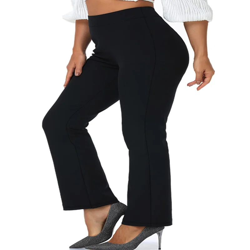 Women's Plus Size Elastic Waist Fashion Flare Pants Loose Fit
Women's Plus Size Elastic Waist Fashion Flare Pants Loose Fit