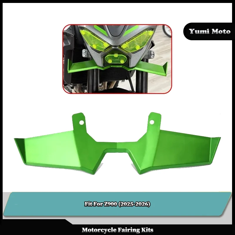Fit For KAWASAKI Z 900 Z900 2025-2026 Motorcycle Front Fairing Winglets Aerodynamic Wing Shell Cover Protection Guards Kit
Fit For KAWASAKI Z 900 Z900 2025-2026 Motorcycle Front Fairing Winglets Aerodynamic Wing Shell Cover Protection Guards Kit