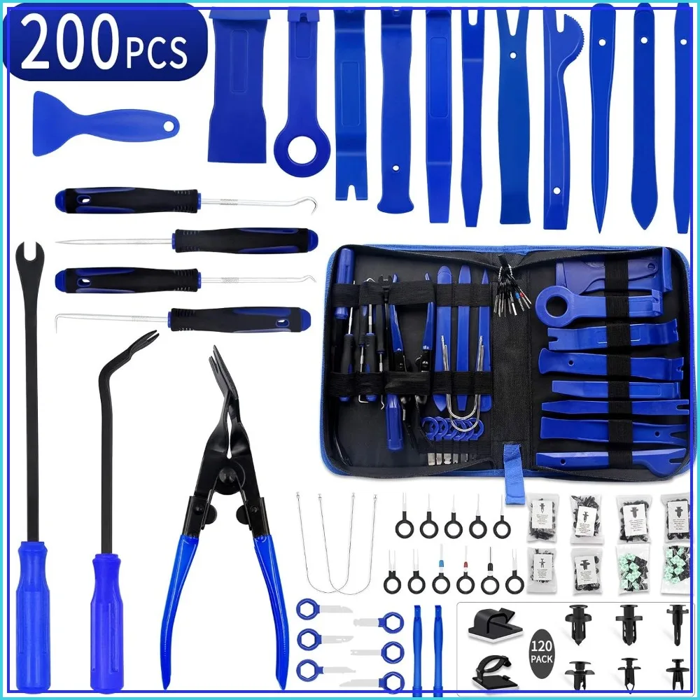 200PCS Trim Removal Tool Kit, Auto Trim Set, Plastic Panel Fastener Removal Tool for Car/Panel/Door/Audio/Auto Clip Pliers, Terminal Removal Tool
200PCS Trim Removal Tool Kit, Auto Trim Set, Plastic Panel Fastener Removal Tool for Car/Panel/Door/Audio/Auto Clip Pliers, Terminal Removal Tool
