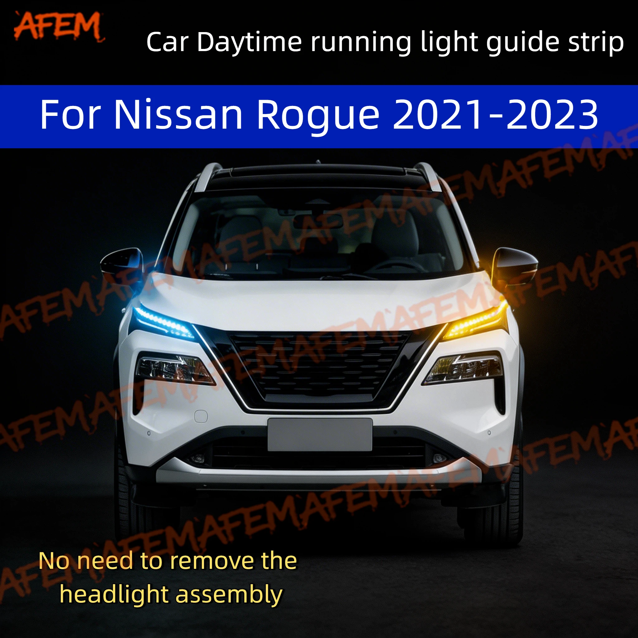 2Pcs 12V Led Guide Strip Headlight For Car Daytime Running Lights Turn Signal DRL Car Modification For Nissan Rogue 21-23
2Pcs 12V Led Guide Strip Headlight For Car Daytime Running Lights Turn Signal DRL Car Modification For Nissan Rogue 21-23