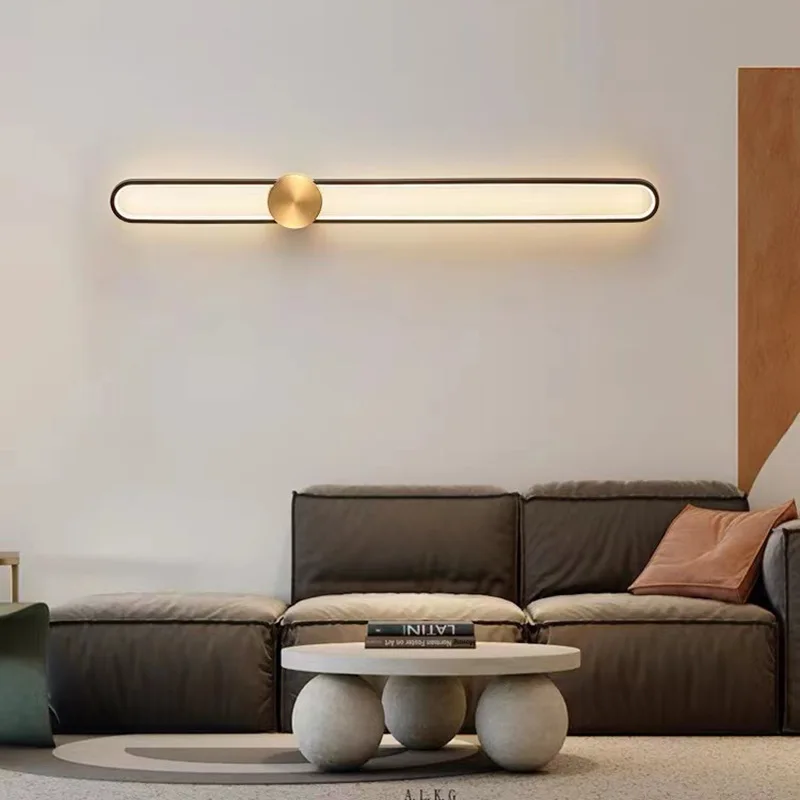 Modern Sconce LED Long Wall Light for Bedroom Living Room Surface Mounted Background Room Decor Wall Lighting Fixture
Modern Sconce LED Long Wall Light for Bedroom Living Room Surface Mounted Background Room Decor Wall Lighting Fixture