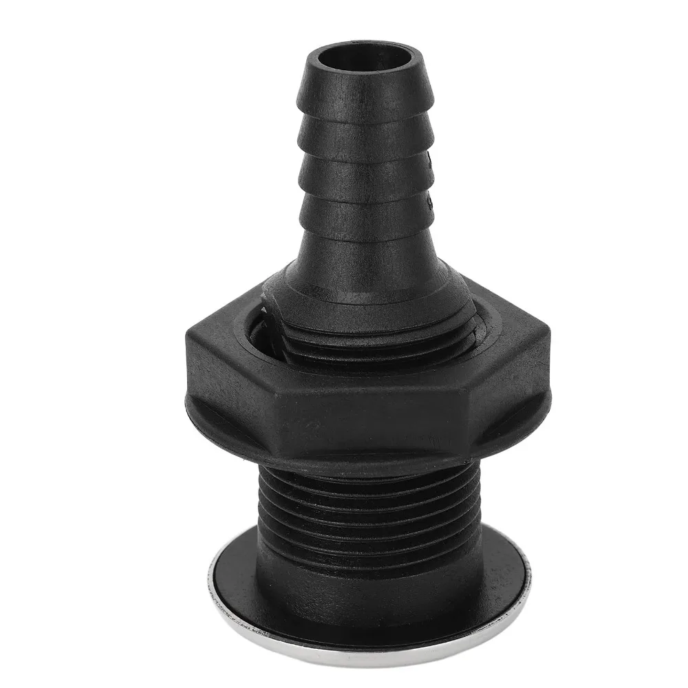 Marine Grade Nylon Boat Thru Hull Fittings Black Versatile Through Hull Connector Marine Drain Plug Ice Chests
Marine Grade Nylon Boat Thru Hull Fittings Black Versatile Through Hull Connector Marine Drain Plug Ice Chests