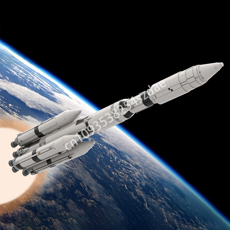 NEW 5369PCS Moc Saturn V MLV-25L Three Stage Rocket Model Building Blocks Creative Assembly Bricks Toys Kids Festival Gifts
NEW 5369PCS Moc Saturn V MLV-25L Three Stage Rocket Model Building Blocks Creative Assembly Bricks Toys Kids Festival Gifts