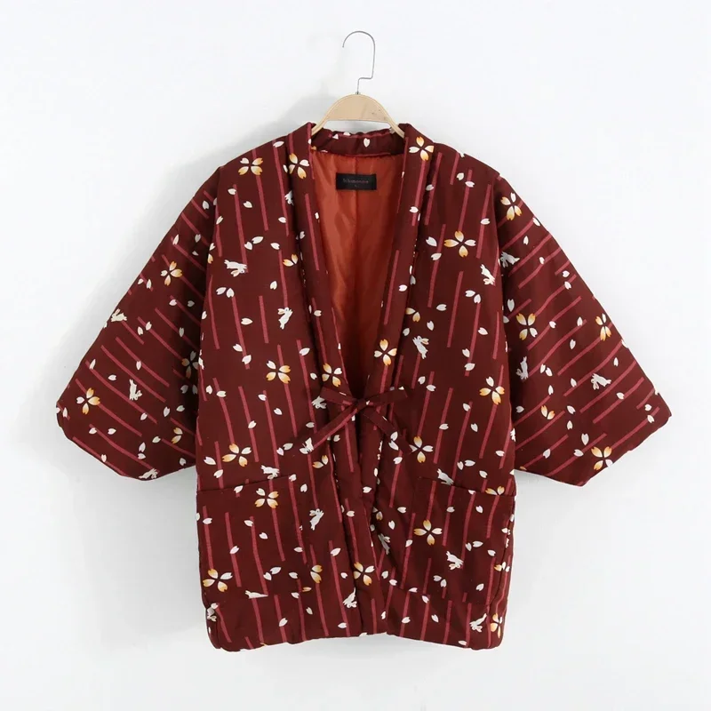 Autumn Winter Hanten Jackets for Women Japanese Kimono Lounger Homewear Pajamas Quilted Haori Cotton Padded Coat Asian Clothes
Autumn Winter Hanten Jackets for Women Japanese Kimono Lounger Homewear Pajamas Quilted Haori Cotton Padded Coat Asian Clothes