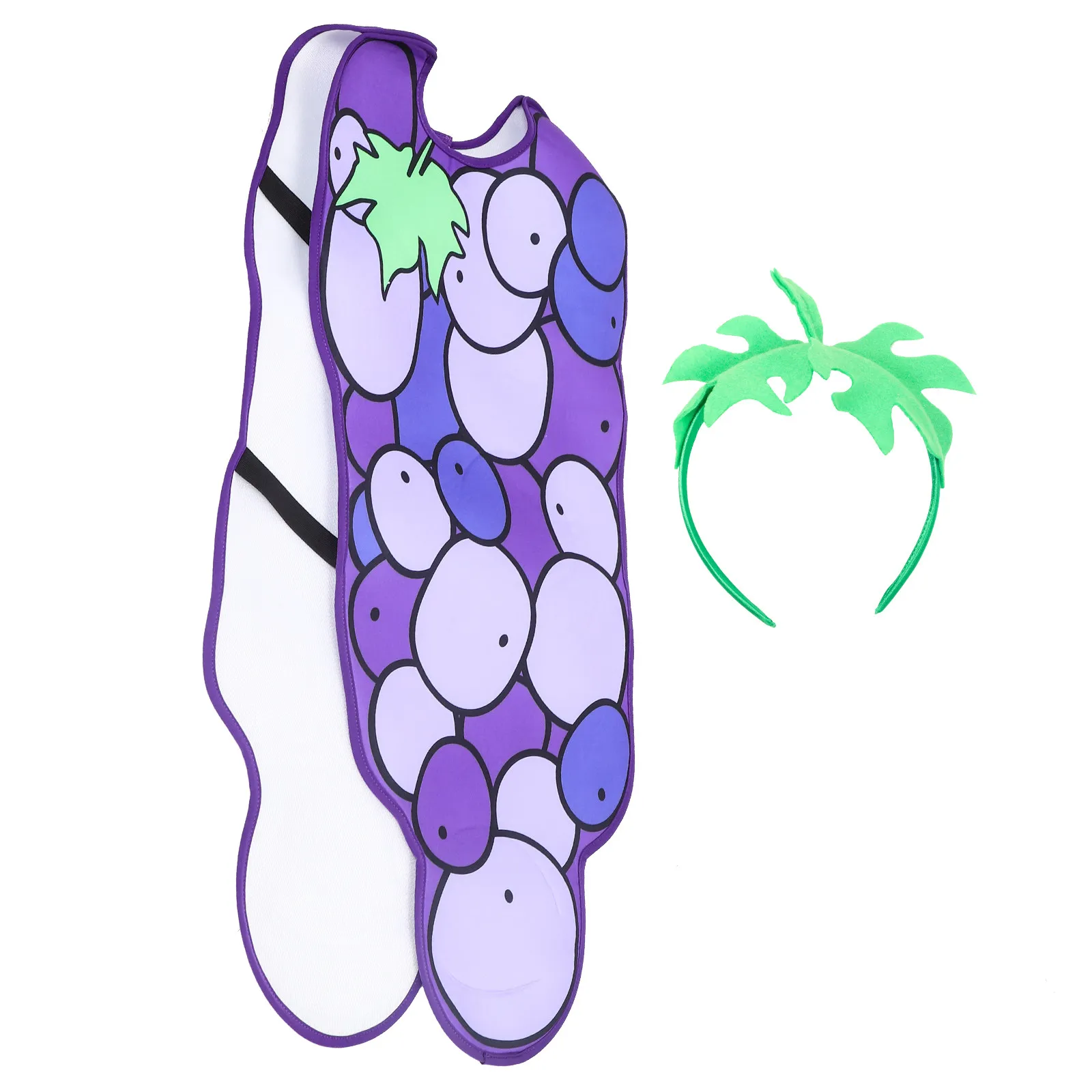 1 set 1 Set Costume Kids Purple Fruit Cosplay Outfit Halloween Cosplay Clothes Party Stage Performance Clothing With Headband
1 set 1 Set Costume Kids Purple Fruit Cosplay Outfit Halloween Cosplay Clothes Party Stage Performance Clothing With Headband