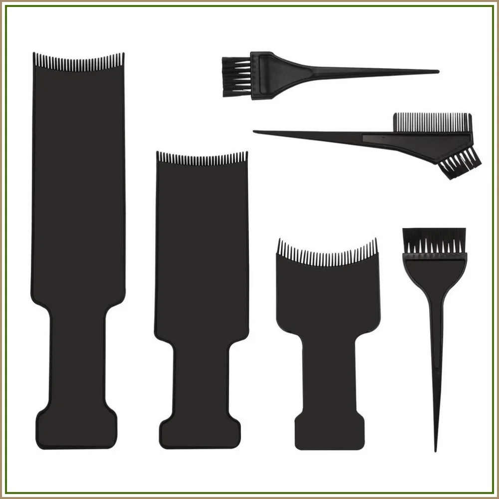 6 Pcs Balayage Highlighting Kit - Hair Color Board with Teeth, Foils, Brush for Dyeing
6 Pcs Balayage Highlighting Kit - Hair Color Board with Teeth, Foils, Brush for Dyeing