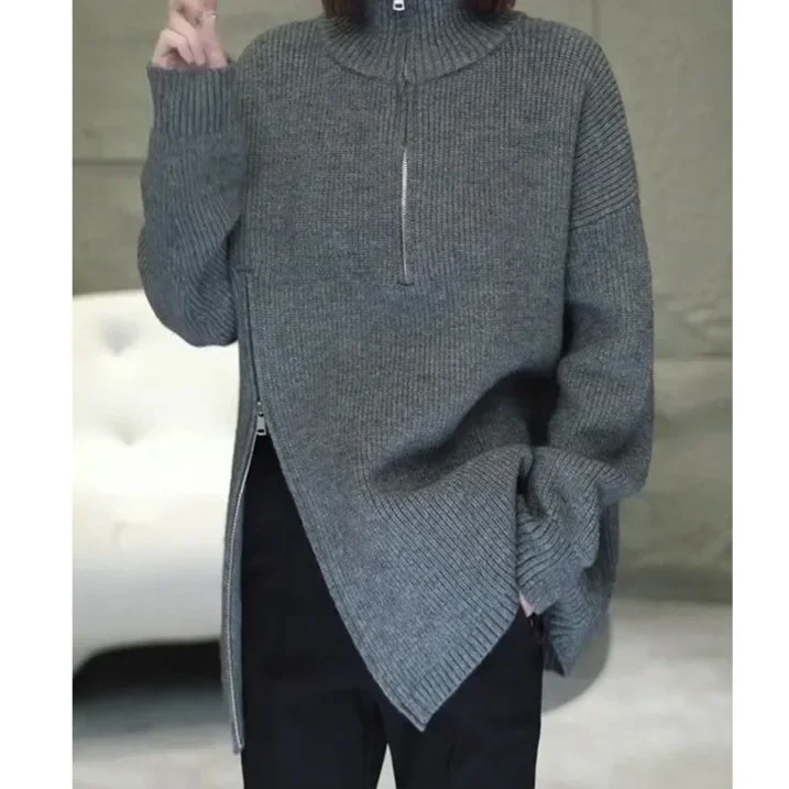 Женский вязаный свитер, верхняя одежда, асимметричный уникальный дизайн, верхнее пальто, новинка осени и зимы
Женский вязаный свитер, верхняя одежда, асимметричный уникальный дизайн, верхнее пальто, новинка осени и зимы