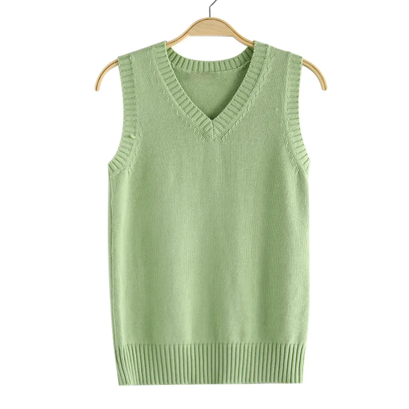 New sweater candy vest women Knit Top Fashion Female autumn spirng solid young girl clothes knitwear Cardigan sleeveless XS-3XL
New sweater candy vest women Knit Top Fashion Female autumn spirng solid young girl clothes knitwear Cardigan sleeveless XS-3XL