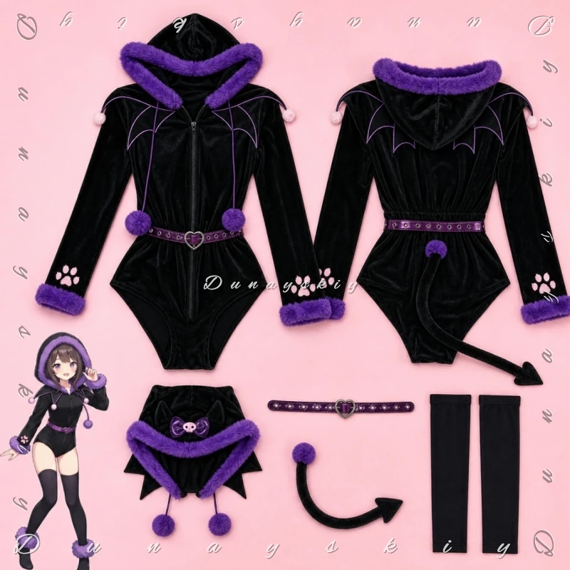 Halloween Devil Plush Homewear Anime Kawaii Cosplay Rabbit Little Goth Lolita Lingerie Cat Furry Furrsuit Shorts Jumpsuit
Halloween Devil Plush Homewear Anime Kawaii Cosplay Rabbit Little Goth Lolita Lingerie Cat Furry Furrsuit Shorts Jumpsuit