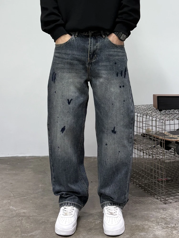Retro American Casual Men's Jeans Summer Trend Loose Embroidery Straight Leg Pants Youth Handsome High Street Wide Leg Pants
Retro American Casual Men's Jeans Summer Trend Loose Embroidery Straight Leg Pants Youth Handsome High Street Wide Leg Pants