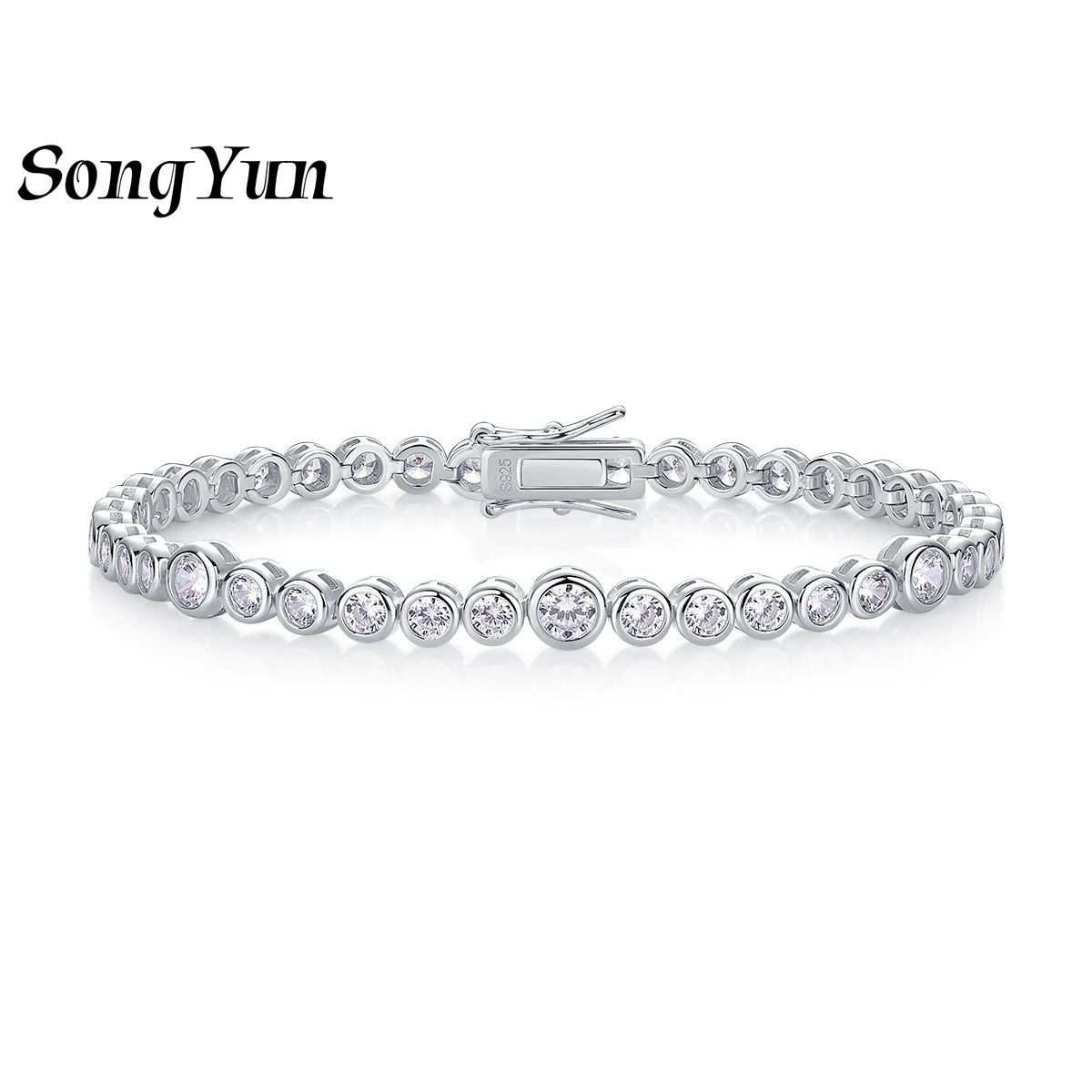 SONGYUN Designer Jewelry 925 Sterling Silver Bracelet Moissanite Diamond Tennis Bracelets Rhodium Plated Bangle
SONGYUN Designer Jewelry 925 Sterling Silver Bracelet Moissanite Diamond Tennis Bracelets Rhodium Plated Bangle