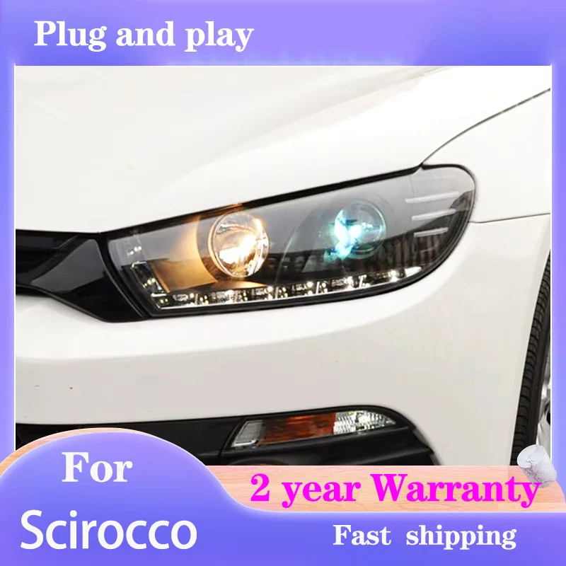 Car Styling for VW Scirocco Headlights Scirocco R Head Light DRL Turn Signal Low High Beam Projector Lens
Car Styling for VW Scirocco Headlights Scirocco R Head Light DRL Turn Signal Low High Beam Projector Lens