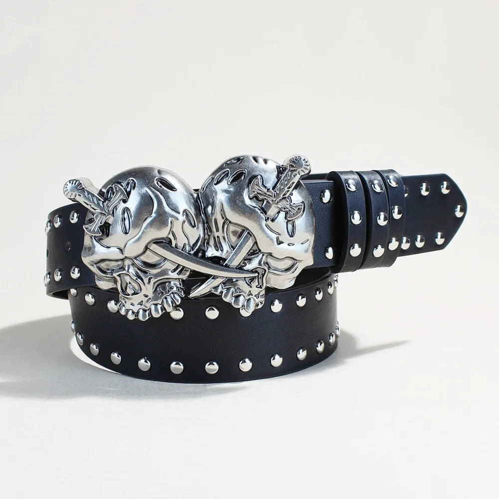 Y2K Women Men Belts Goth Ladies Hip hop Punk Rivet Skeleton Print Waist Belt Jeans Waistband
Y2K Women Men Belts Goth Ladies Hip hop Punk Rivet Skeleton Print Waist Belt Jeans Waistband