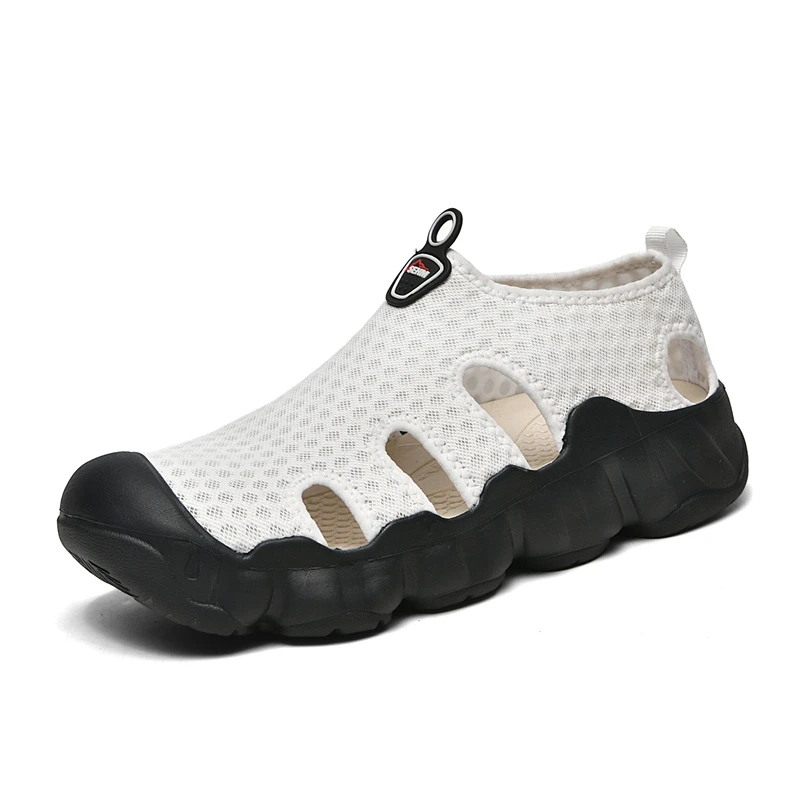 ELUVA Men's Beach Sandals Man Shoes Breathable Air Mesh Shoe Water Sports Shoes Anti-Slip Outdoor Hiking Sandals Men
ELUVA Men's Beach Sandals Man Shoes Breathable Air Mesh Shoe Water Sports Shoes Anti-Slip Outdoor Hiking Sandals Men