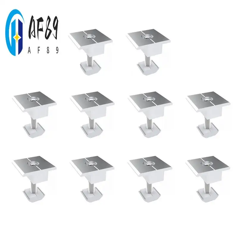 AF89-10Pcs Solar Clamp Adjustable Solar Panel Bracket Clamp Wide Photovoltaic Support For Solar Panel System 35Mm Easy To Use
AF89-10Pcs Solar Clamp Adjustable Solar Panel Bracket Clamp Wide Photovoltaic Support For Solar Panel System 35Mm Easy To Use