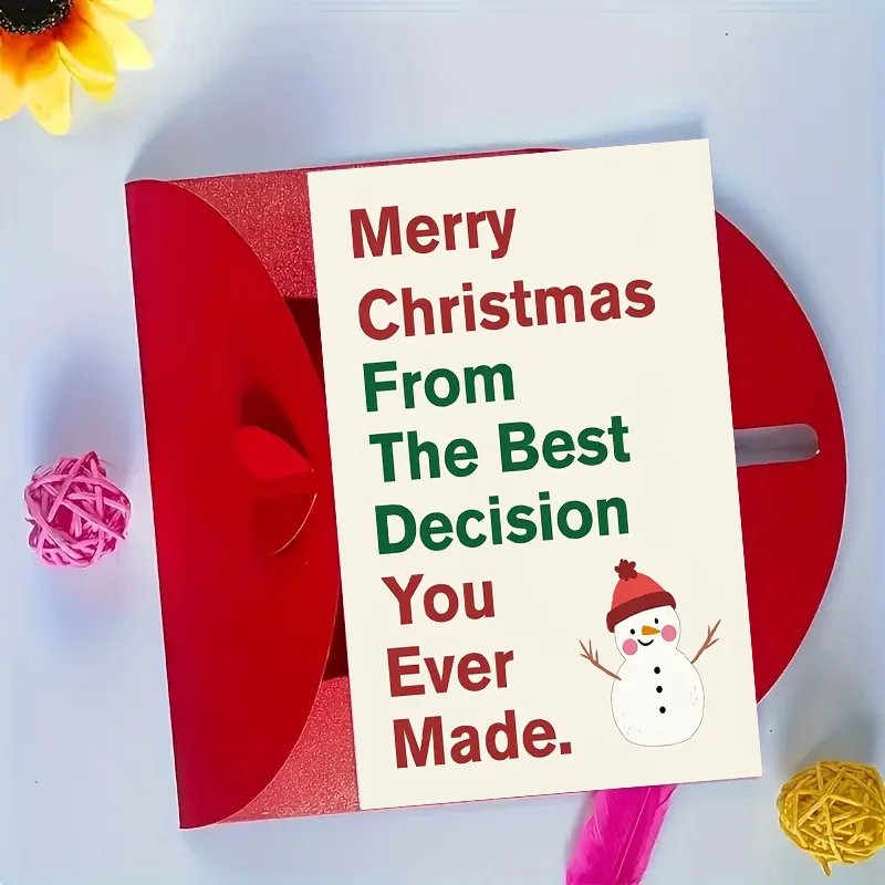1PC elegant Christmas card, perfect for giving Christmas cards to friends, family, or anyone during this holiday season
1PC elegant Christmas card, perfect for giving Christmas cards to friends, family, or anyone during this holiday season