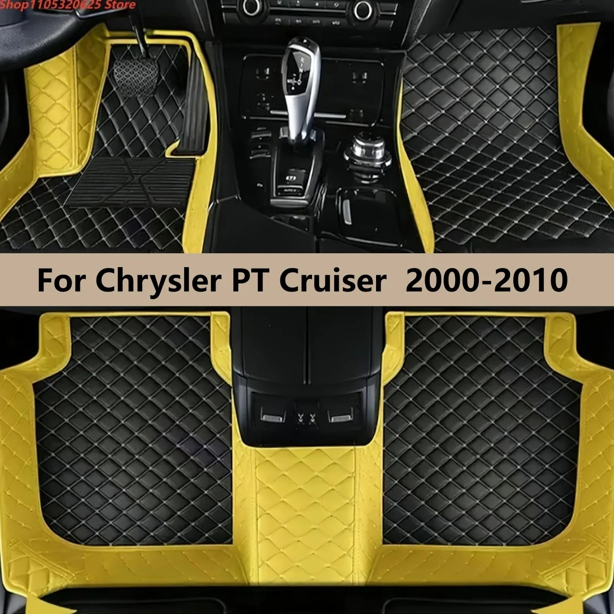 Автомобильные коврики на заказ для Chrysler PT Cruiser 2000-2010, полный комплект для переднего и заднего ряда, ковровые покрытия, коврики для ног
Автомобильные коврики на заказ для Chrysler PT Cruiser 2000-2010, полный комплект для переднего и заднего ряда, ковровые покрытия, коврики для ног