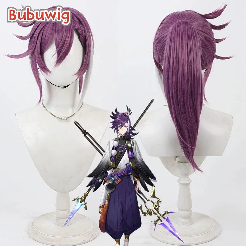 Bubuwig Synthetic Hair Banzoin Hakka Cosplay Wigs Virtual YouTuber Banzoin Hakka 60cm Long Purple Mixed Gray Wig Heat Resistant
Bubuwig Synthetic Hair Banzoin Hakka Cosplay Wigs Virtual YouTuber Banzoin Hakka 60cm Long Purple Mixed Gray Wig Heat Resistant