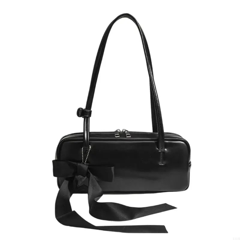 E8FB Trendy Women's Underarm Bag With Bows Decoration Casual PU Leather Shoulder Bag
E8FB Trendy Women's Underarm Bag With Bows Decoration Casual PU Leather Shoulder Bag