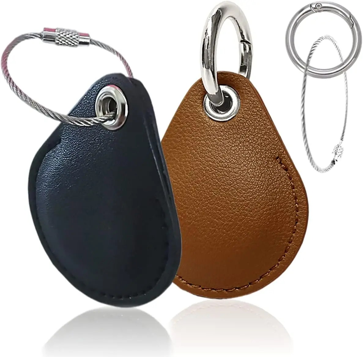 Leather Protective Case for Airtag,Airtag Keyring Accessories with Keychain Holder Sleeve Cover for Luggage Dog Cat Pet Collar
Leather Protective Case for Airtag,Airtag Keyring Accessories with Keychain Holder Sleeve Cover for Luggage Dog Cat Pet Collar