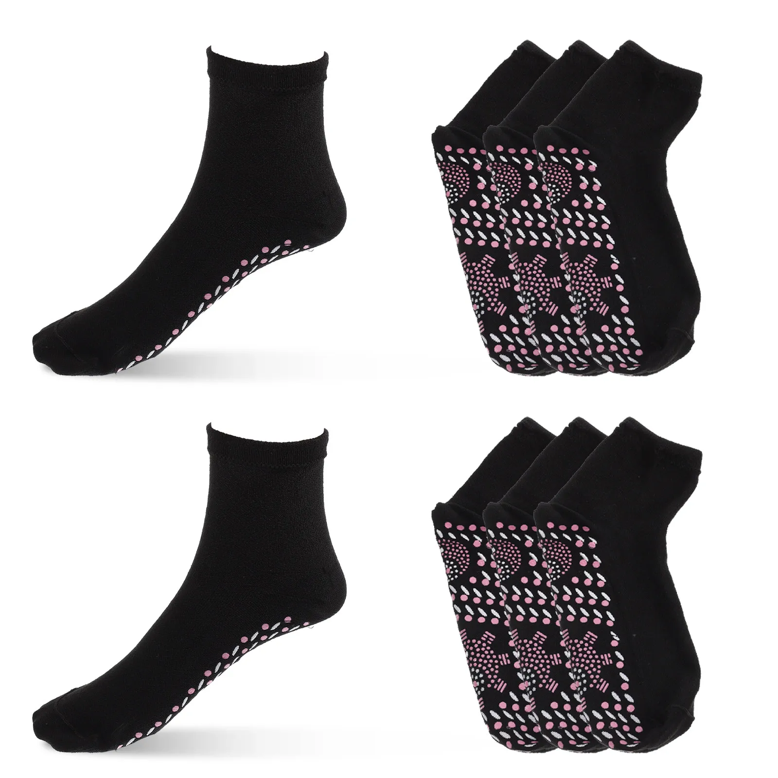 4Pairs Winter Self Heating Socks Comfortable Stretchy Unisex Heated Warm Socks for Daily Use Men Women Non-Slip Ergonomic
4Pairs Winter Self Heating Socks Comfortable Stretchy Unisex Heated Warm Socks for Daily Use Men Women Non-Slip Ergonomic