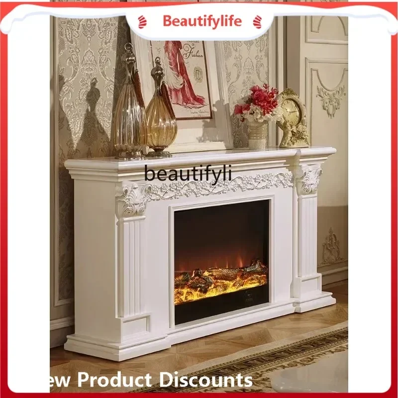 FG26European-style fireplace decorative cabinet Remote control electric fireplace rack Living room solid wood fireplace TV
FG26European-style fireplace decorative cabinet Remote control electric fireplace rack Living room solid wood fireplace TV